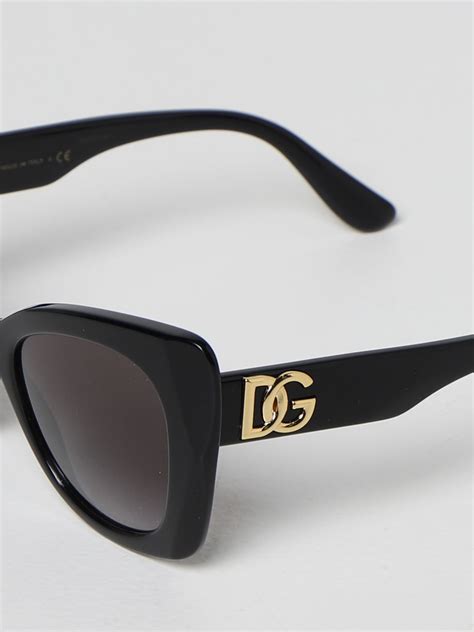 dolce gabbana sonnenbrille mit d g|Sonnenbrille DG Logo in Schwarz für Damen .